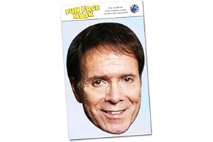 Party People 1 x Cliff Richard - Celebrity Face Mask - Ready To Wear - Cliff R