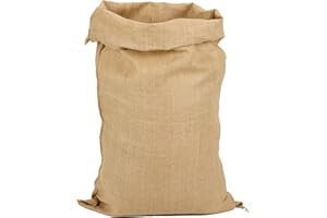 La Cordeline Sac en Toile de Jute Naturelle 71x104 cm - Ultra Résistant 400g/m² - Grand Format, épais, Polyvalent pour Stockage, Jardinage et Décoration, Naturel
