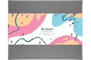 Xinart Hitzepressmatte für Cricut Easypress (40,6 x 50,8 cm) Cricket doppelseitige Bügelmatte für Bastelarbeiten, Vinyl-Bügeln, Isolierung, Transfer-Heizmatten für Easypress 2