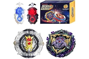 Hozuumo Peonzas Burst Batalla, Bey Bay Blade Turbo Metal Fusion, para Niños Día del Niño, Regalo De Cumpleaños, Juguetes para Niños Mayores de 6 Años B-192+B-175