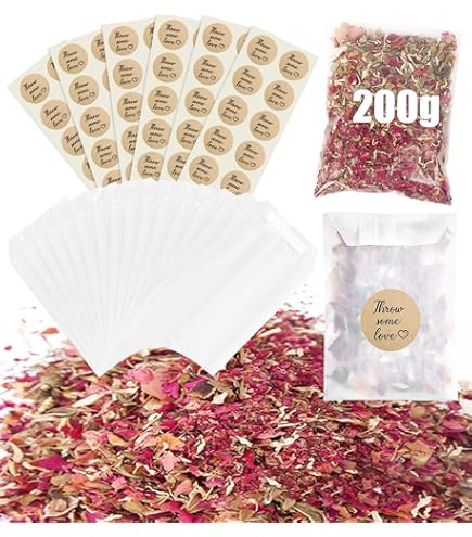 Tenare 100 Sets De Sac De Confettis De Mariage - Sacs En Glassine 90 X