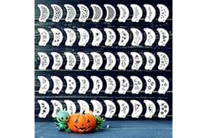 PABBYEEY 50 Stück Schmink- und Tattoo-Schablonen für Kinder & Erwachsene – Wiederverwendbare Gesichtsschablonen für Halloween, Party, Karneval und kreative Körperkunst