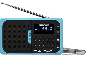 Blaupunkt pr5bl récepteur de radio FM, analogique, LCD, 123 x 30 x 72 mm)
