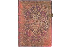 Paperblanks Diari a Copertina Rigida Carminio | Righe | Midi (130 × 180 mm)