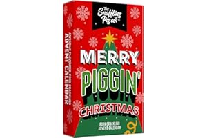 THE SNAFFLING PIG CO Pork Crackling Advent Calendar 2023 - Snaffling Pig - 6 Flavours Award Winning Pork Crackling - Amazon Exclusive