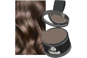 HISUNBEN Polvo de línea de cabello instantáneo, resistente al viento, a prueba de sudor, corrector táctil para la raíz del cabello para línea de cabello recurrente, sombra en polvo para línea de