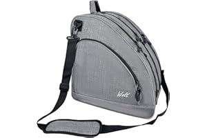WOLT Ice Skate Bag - Roller Skate Bag, Inline Skate Bag with Adjustable Shoulder Strap for Both Youth and Adults.
