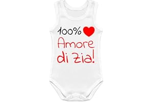 CORREDINO NEONATO body per neonati cotone frase 100% amore di zia manche corte o in caldo cotone manica lunga set con bavetta cappello e tutine
