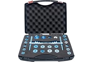 QOTSTEOS Conjunto de prensa de rodamiento de ciclo de bicicleta, kit de instalación de rodamientos de bicicleta de buje de bicicleta para pedales de bicicleta