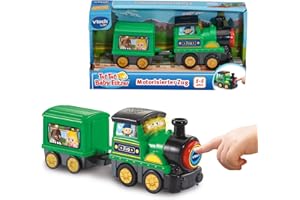 Vtech TUT TUT Baby Flitzer - Motorisierter Zug – Spielzeugzug mit Musik, leuchtender Gesichtstaste und spannenden Geräuschen – Für Kinder von 1-5 Jahren