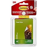 Command 17024VP Poster Strip, White, 48