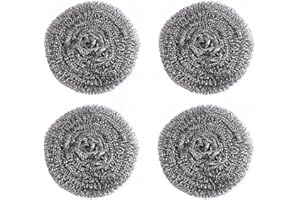 YIAJIA 4 Pack Kettle Descaler Balls - Stainless Steel Reusable Kettle Limescale Remover Balls Remove Limescale & Prevent Furring, Premium Limescale Descalers Wire Ball for Kitchen Restaurants Camping