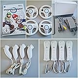 Wii Konsole mit Mario Kart, 4 Remotes und allem nötigen Zubehör