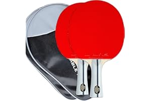 EXPERT TABLE TENNIS Palio Expert 3.0 Tischtennisschläger & Koffer | ITTF zugelassene Hochleistungs-Ping-Pong-Schläger für Anfänger | Maximaler Spin & Kontrolle