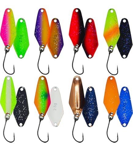 Esca Artificiale Spoon Drone 2,5 G - 30 Mm By Rapture, Con 2 Ami (con E Senza Ardiglione) - Foto 3