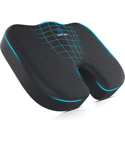Feela.® Orthopedisch Zitkussen [3 Stevigheidsniveaus] Ergonomisch Voor Bureaustoelen En Autos Pijnverlichting Verlichting Van Het Stuitje Verbeterde Bloedsomloop Hard 2851884002