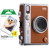 Instax Mini Evo Kahverengi Fotoğraf Makinesi ve 20'li Film