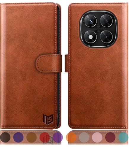 Asuwish Handyhülle Für Xiaomi Redmi Note 14 Pro/Pro+/Poco X7 – Mit Kartenfach, Ständer Und Band