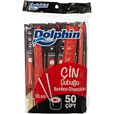 Kullan At Market Dolphin &Ccedil;in Yemek &Ccedil;ubuğu-Chopsticks 23cm 50 &Ccedil;ift