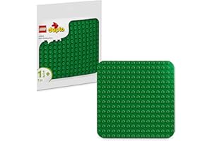 LEGO DUPLO Green Building Plate - Montessori Toy for 1+ year old Boys & Girls - Bricks Display Base for Toddlers' Building Toys - Birthday Gift Idea - 10460