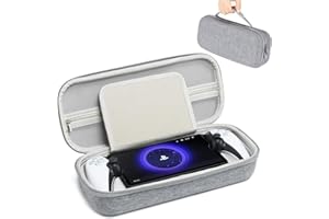 CoBak Harte Hülle Tragetasche Travel Carrying Case für Playstation Portal Remote Player PS5 - Mehrbereichsspeicher für unterwegs und zu Hause, Hartschalenschutz, Grau