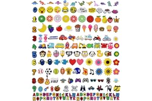 DuDuZui Chaussures pour Décoration de Sabots, Sandales, Idéales pour les Chaussures et Bracelets de Filles et Garçons, Polychlorure de Vinyle