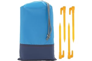 RLXMARTD Picnic Blanket Portable,Outdoor Mini Pocket Beach Mat,200 * 140cm,Waterproof, Sand proof, Machine Washable,Multipurpose Rugs for Camping,Travel, Park, Beach, Garden, Family Gathering