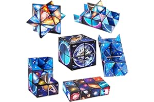 DxxD Infinity Cube Star for Kids, 6 7 8 9 10 11 Year Old Boy Girls Gifts, Fidget Toys Magic Cube Planet, Fidget Puzzles Smart Games Toy for Ages 8-12 Birthday Presents, Autism Travel Cube for Children
