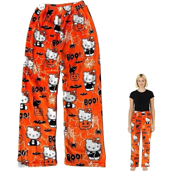 Schlafanzughose Damen Lang Schlafanzug Pyjamahose N Produktbild-Vorschau 3