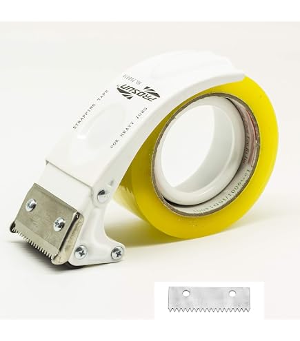 Pistolet à Ruban Adhésif Avec 2 Rouleaux - Distributeur Robuste Pour Emballage - Ruban Transparent Résistant - Ergonomique Et Facile à Utiliser