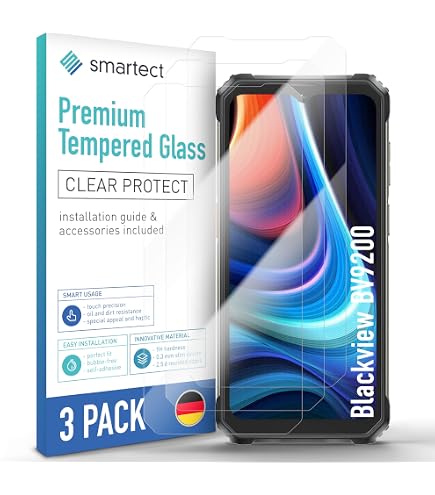 Pellicola Protettiva BROTECT Per Blackview Active 7, Trasparente Antigraffio E Anti-impronta, 2 Pezzi Made In Germany