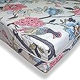 WELLFIT® Premium Glace Cotton 300 TC Mattress Cover/Protector for Queen Size Bed with Zip/Chain/5×6.5 ft / 60×78×5 inch