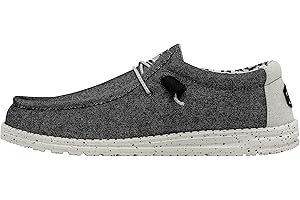 HEY DUDE HEYDUDE Men's Wally Stretch Canvas Slip-On Shoes - Moccasin Style