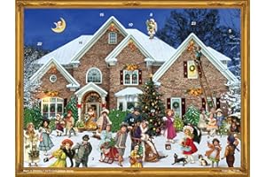 Adventskalender "Viktorianisches Haus": Papier-Adventskalender