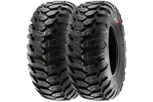 SunF A043 25x8-12 25x8x12 Sport-Performance XC ATV UTV Quad Reifen Gelände Radialreifen 6PR TL 57N E4, Satz von 2 Stück