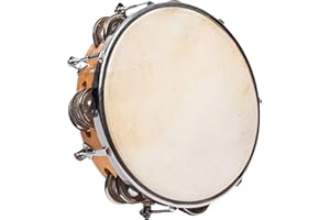 Fuzeau 3991 Natural Skin Tambourine 20cm + Cymbalettes