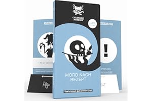 CULINARIO MORTALE® – Mord nach Rezept - Silvester Krimidinner für Zuhause für 5 bis 7 Personen/unterhaltsames Krimi Dinner für Zuhause/Krimispiele für Erwachsene/Krimidinner Spiel