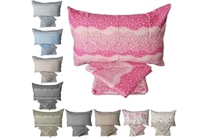 Luga COMPLETO LENZUOLA FLANELLA MORBIDA LETTO MATRIMONIALE 1 PIAZZA E MEZZA (UNA PIAZZA E MEZZA, LFM-6)