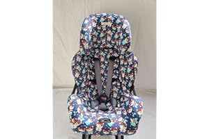 moon-bebe Funda Compatible con Silla de Coche Klippan Kiss 2 Y KLIPPAN Plus (Azul)