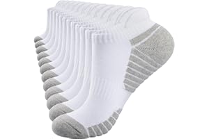 TANSTC Calcetines Hombre Mujeres 43-46 39-42 35-38 47-50 6 Pares, Deporte Algodón Calcetines Transpirable Cortos Calcetines Bajos Hombres Antideslizante Para Baloncesto, Adecuado Para Trabajo, Ocio