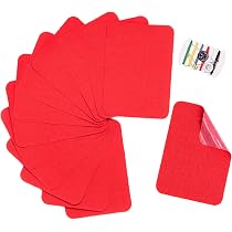 TXSN Lot de 12 patchs thermocollants en coton pour réparation de vêtements, pantalons, patchs décoratifs - Bleu foncé - 7,6 x 10,2 cm TXSN Lot de 12 patchs thermocollants en coton pour réparation de vêtements, pantalons, patchs décoratifs - Bleu foncé - 7,6 x 10,2 cm