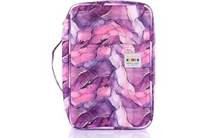 SUMTree Trousse de Crayon de Couleur pour 300 Crayons ou 204 Feutres Grande Capacité Sac à Crayons pour l'école et Bureau avec Grande Capacité (Violet)