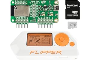BARIUM ELECTRONICS Flipper Zero WiFi Kit — Flipper Zero | Carte de développement WiFi | Carte MicroSD 32 Go | Adaptateur MicroSD vers SD