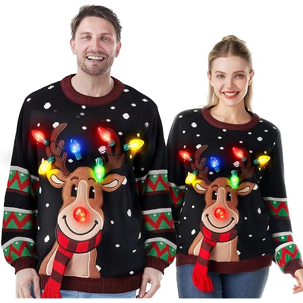 Klassieke Noorse Kersttrui - Dames - Wit