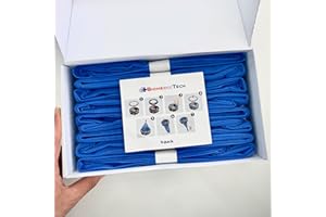 Biomedintech 8-Pack Nappy Bin Refill Bags compatible with Tommee Tippee Twist & Click Refill - Max Odor Lock and Germ Protection, Newborn Baby Diaper Pail Liner, Cassette not included (10 meters each)