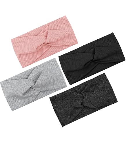 1 Paire De Maman Et De Bébé Imprimé Élastique Cheveux Bande Bandeau D[u4002] - Au quotidien