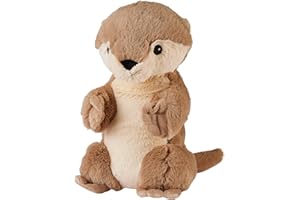 ‎WARMIES Warmies Plüsch Otter Mikrowellen-Wärmekissen mit französischem Lavendelduft, heißes oder kaltes Plüschtier zur Entspannung und warmen Linderung, geeignet für Erwachsene und Kinder
