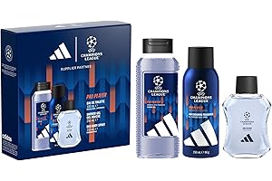 adidas UEFA Champions League Pro Player Giftset including an Eau de Toilette, Shower Gel and Deo Body Spray