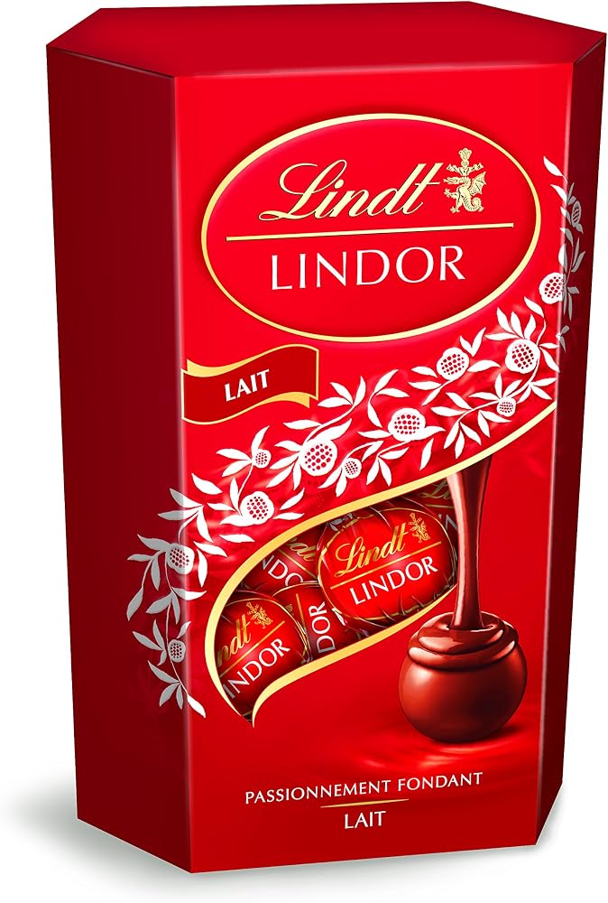 Lindt Lindor süt kornet - 2'li set