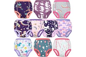 FLYISH DIRECT Mutandine Apprendimento Bambino, 10 Confezioni di Mutandine per l'educazione al vasino per Bambini e Bambine, Mutande per l'addestramento dei Bambini a 6 Strati, 100/3T